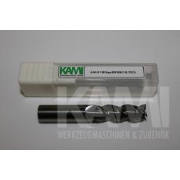 Alu-Schaftfräser 3 Schneiden A30-D12R0ap35F0S12L75Z3