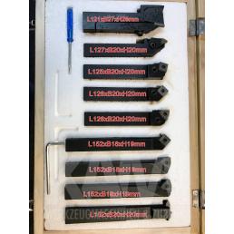 Drehstahlset  20 mm mit Wendeplattensystem 9-teilig