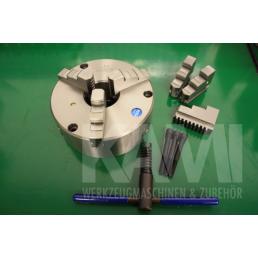 Drehfutter 3-B Präzisionsdrehfutter D=200, DIN6350, Guss, einteilige Backen, frontgebohrt