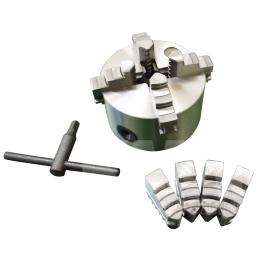 Drehfutter 4-B Drehfutter D=100, DIN6350, Guss