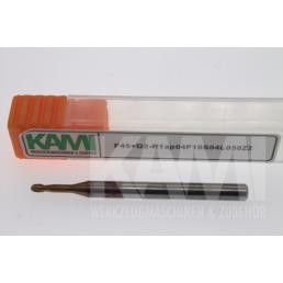 Kugelkopffräser  F45+D2R1ap4F10S4L50Z2