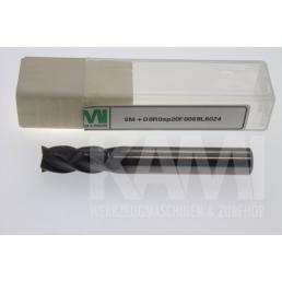 Schaftfräser 4 Schneiden SM+D8R0ap20F0S8L60Z4