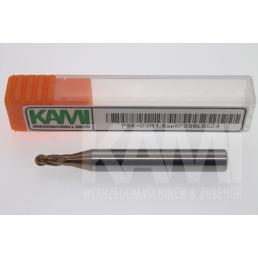 Vollradiusfräser 4 Schneiden P55+D3R1,5ap6F0S6L50Z4