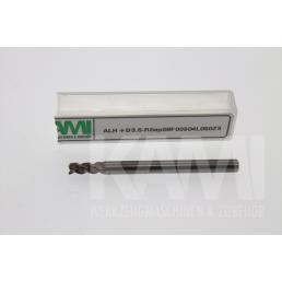 Alu-Schaftfräser 3 Schneiden ALH+D3,5R0ap8F0S4L50Z3