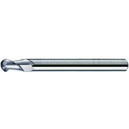 Alu-Vollradiusfräser 2 Schneiden A30-D2R1ap4F0S4L50Z2